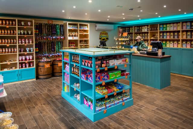 The newly refurbished Safari Sweets shop