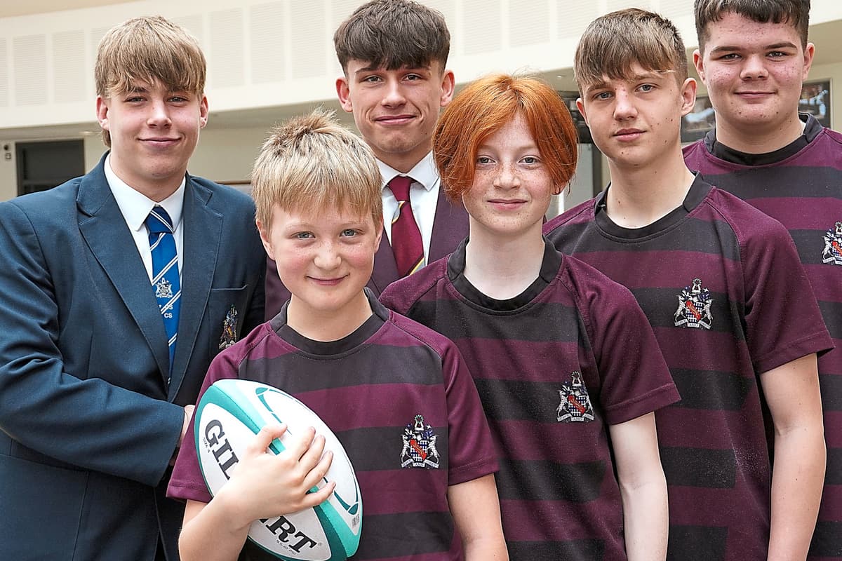 Shropshire Rugby Haberdashers’ Abraham Darby Academy celebrate rugby success