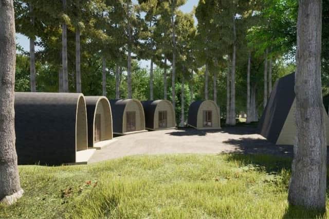 Proposed education facilities at Maddocks Hill Quarry. Picture: Base Architecture and Design Ltd / Tree-Ring Services Ltd