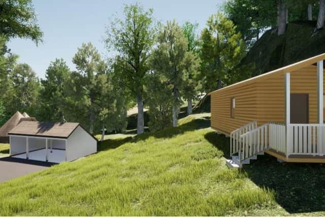 Proposed education facilities at Maddocks Hill Quarry. Picture: Base Architecture and Design Ltd / Tree-Ring Services Ltd