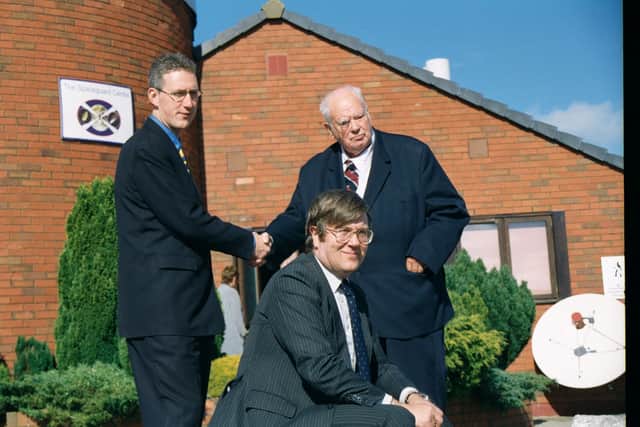 Jay Tate and Sir Patrick Moore