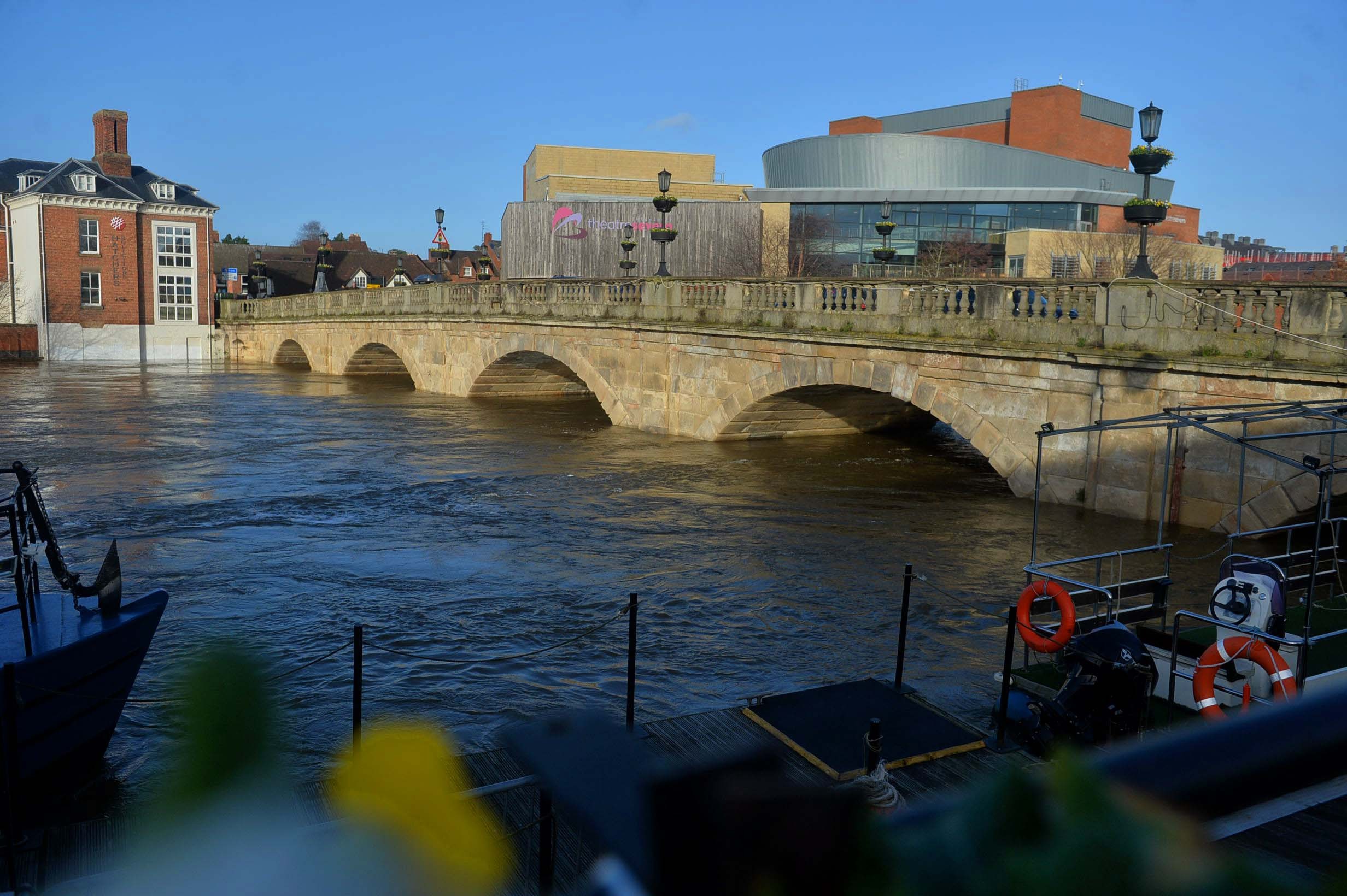 Man brought to safety following bridge incident in Shrewsbury