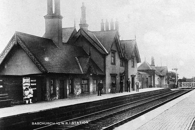 Baschurch Railway Station was closed in the 1960s