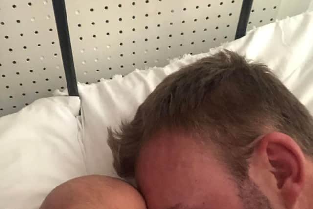 Phil with his daughter, Ruby