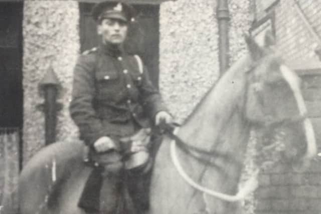 Photograph courtesy of Jean Parker. In photo: James Charmer 2111/690294 Driver Royal Field Artillery