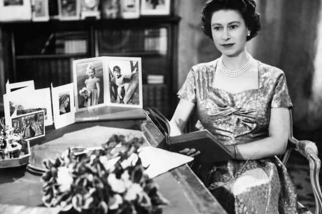 The Queen's first Christmas message to be televised was in 1957