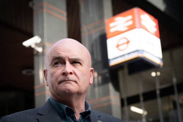 RMT general secretary Mick Lynch