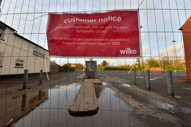 The Wilko car park in Wellington