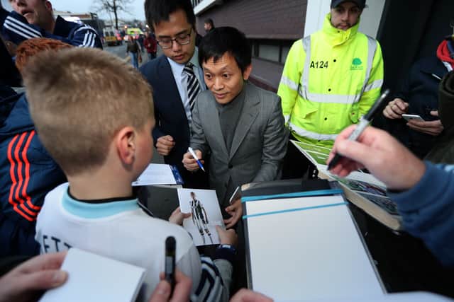 Former owner Lai after taking over the club