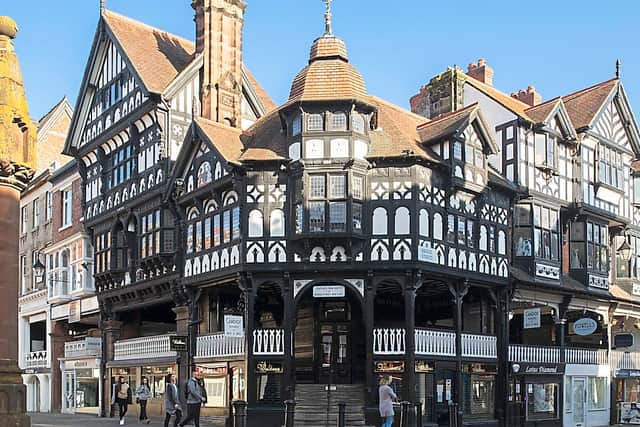 The historic Rows in Chester city centre