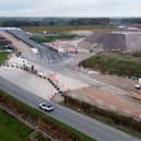 Once complete, the line will run underneath the A38 to the east of Streethay