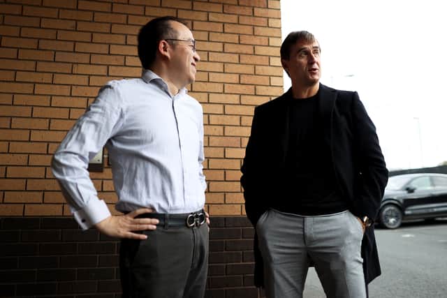 Jeff Shi and Julen Lopetegui