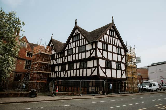 Historic Rowley's House in Shrewsbury