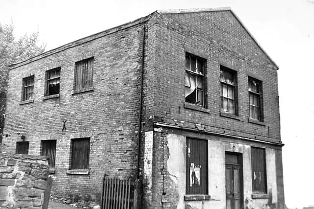 Cosy Hall in Newport lying derelict n 1979. It was restored and reopened on November 3, 1985