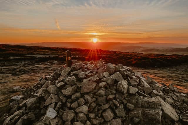 Sunrise over Stiperstones in Shropshire