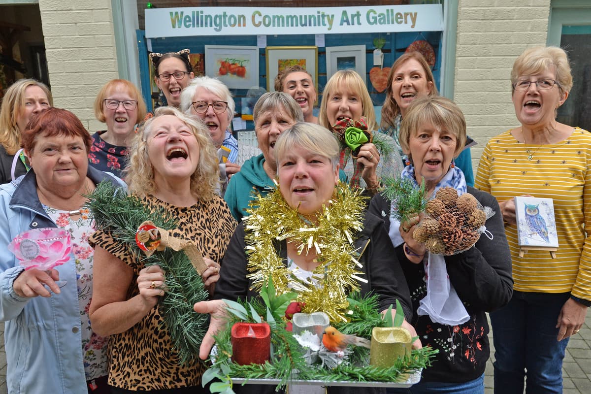 Community Craft Group Wellington residents making crafts and friends celebrate a year of ...