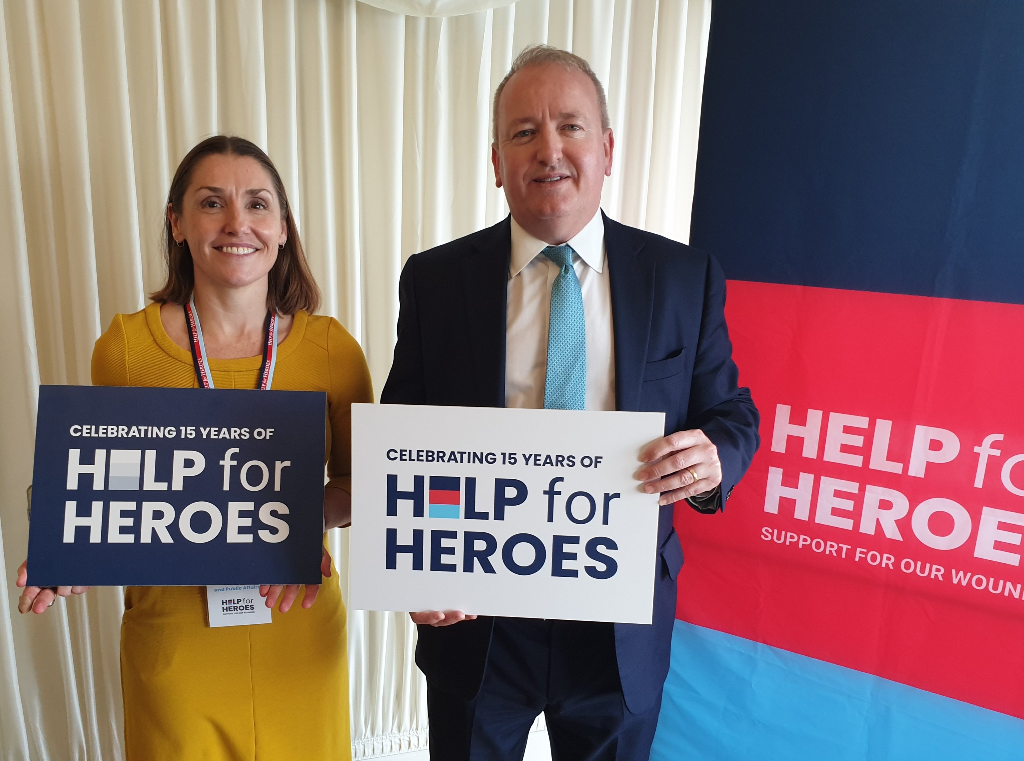Wrekin MP helps Armed Forces charity to celebrate its 15th anniversary