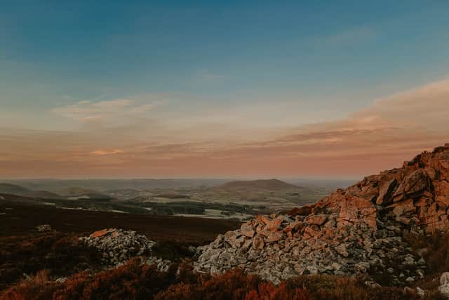 Sunrise over Stiperstones in Shropshire