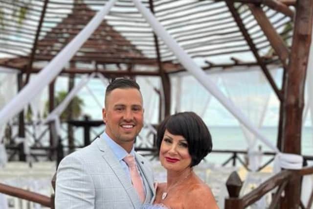 Donna and her son Jordan in Mexico