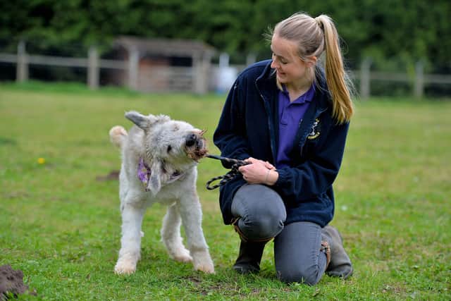 Emily Cartwright with Mr Morris