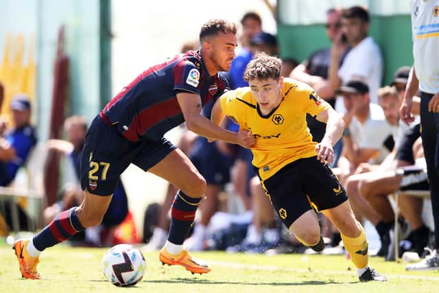 Joe Hodge playing against Levante in pre-season (Getty)