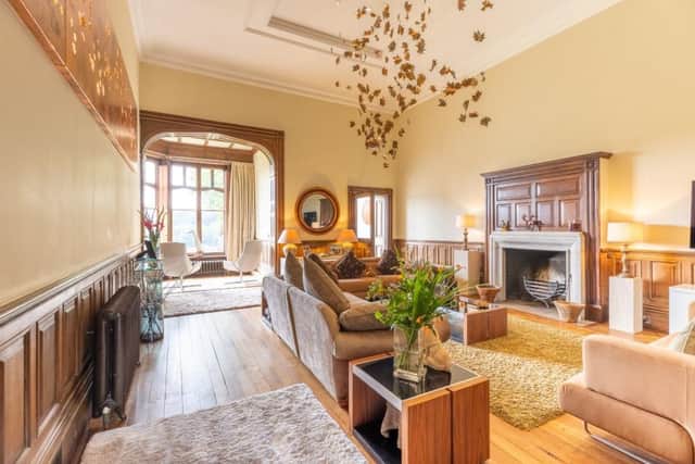The drawing room was once the billiard room. Photo: Savills