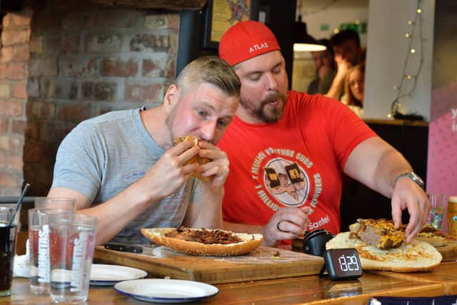 The Smokestop challenge with Max Stanford left getting the better of Randy Santel