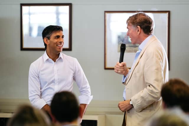 Rishi Sunak and Philip Dunne MP