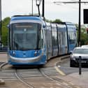 A tram service between two stations in Wolverhampton is not running.