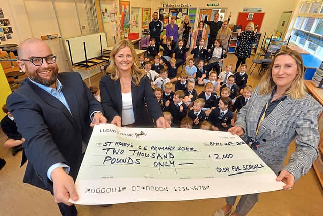 £2,000 – A presentation to St Mary’s CE Primary School, Mucklestone