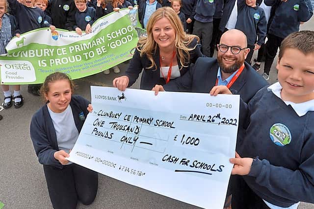 £1,000 – Clunbury CE Primary School