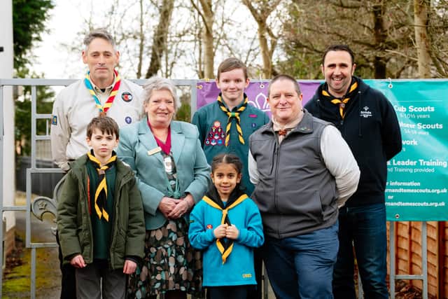 The Albrighton Scouts celebrating their 80th anniversary