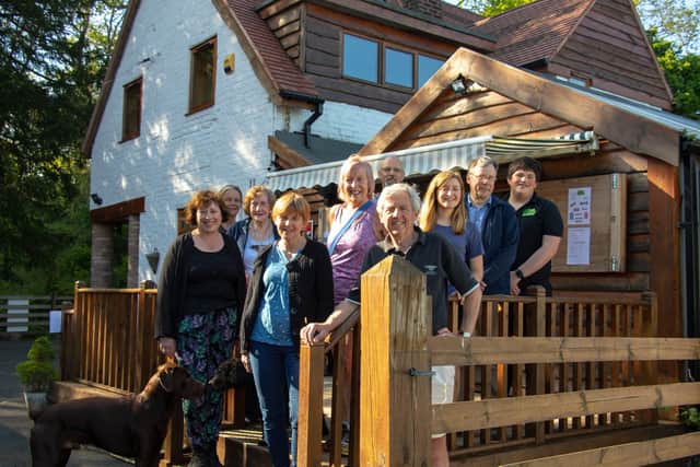 The Halfway House fundraising team launched a bid to raise enough money to secure the building for the community last summer