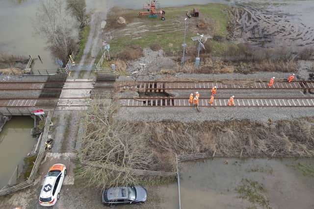 Cambrian railway line devastated by flooding set to reopen at last