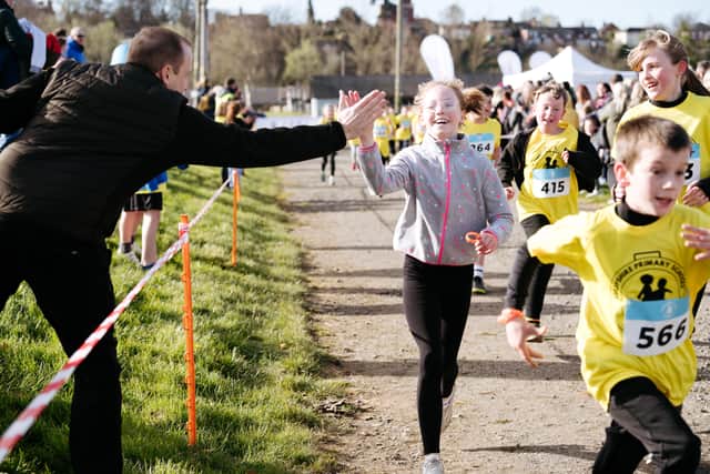 The half marathon challenge at the West Mid Showground in Shrewsbury