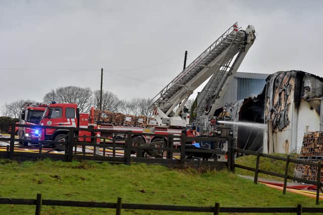 Fire crews have been at the scene for several hours