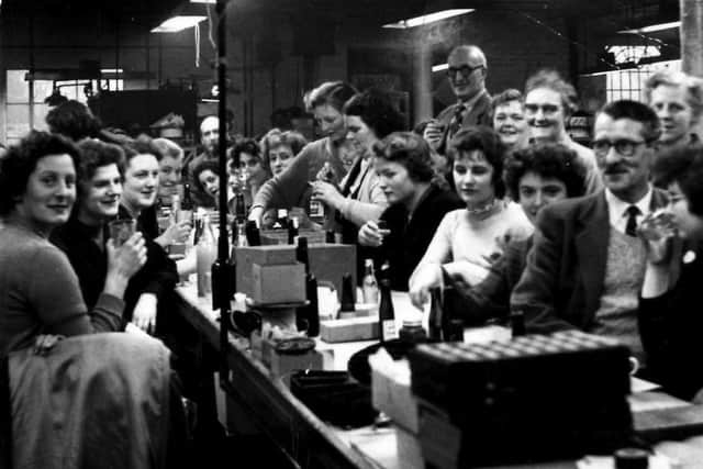 Workers at the A T & E works in Bridgnorth. Picture: Clive Gwilt.