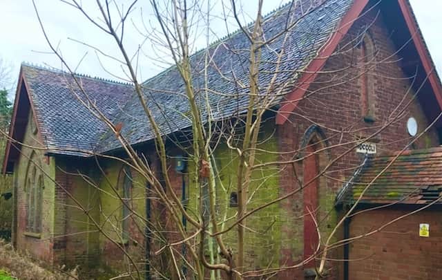 St Paul's Church in Telford before its renovation.