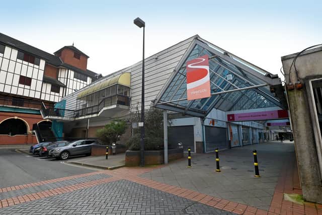 The Riverside Shopping Centre would be demolished under the plans
