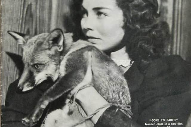 Actress Jennifer Jones on the front cover of the Picture Post in April 1950 which featured her role in Gone To Earth.