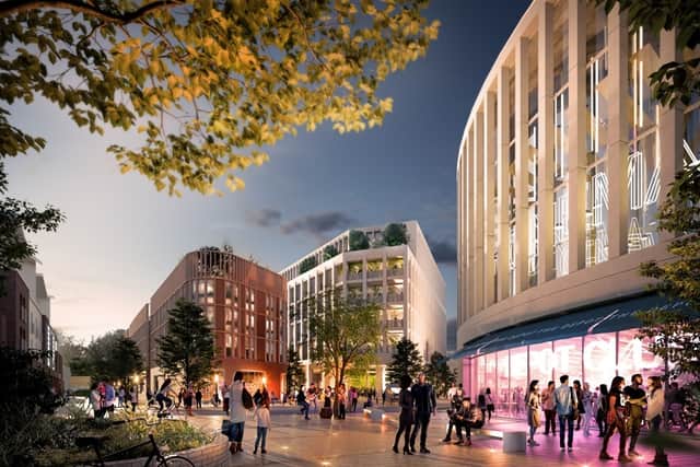 An artist's impression of how the project could look.