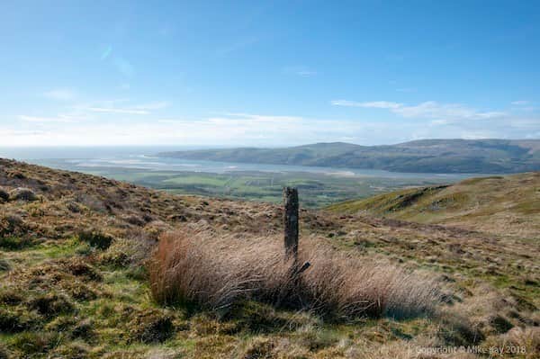 Dyfi estuary from Foel Goch