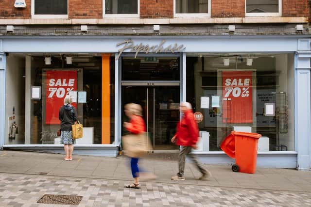 The former Paperchase shop in Pride Hill