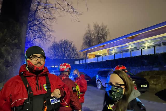 The Search and Rescue team on Friday night
