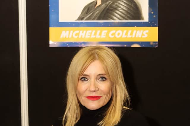 Soap star Michelle Collins was at the event