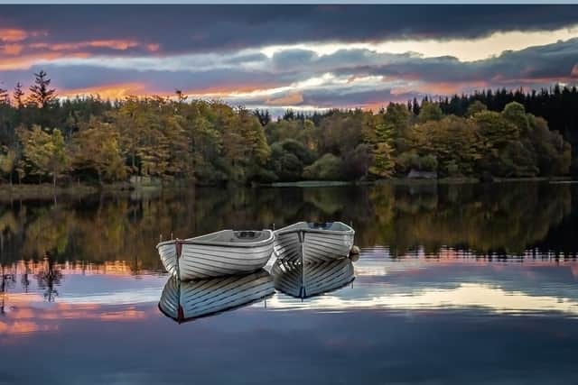 Sunrise Boats by Brian J Kerrison