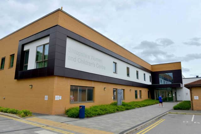 The women & children's centre at Telford's Princess Royal Hospital