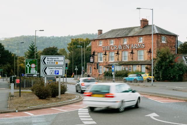 The A49 runs right through the middle of Craven Arms