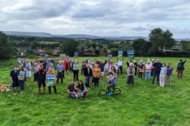 Protesting to save the meadow