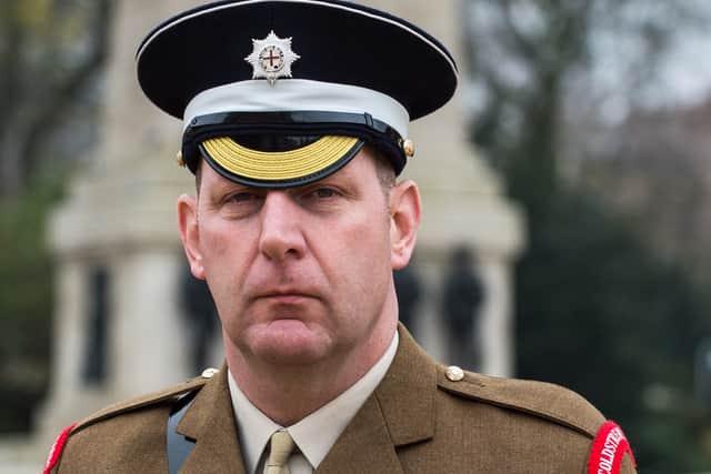 Garrison Sergeant Major Andrew Stokes